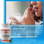 Holistic Health Vitamin C-500 with Rose Hips - 100 Tablets - image 5