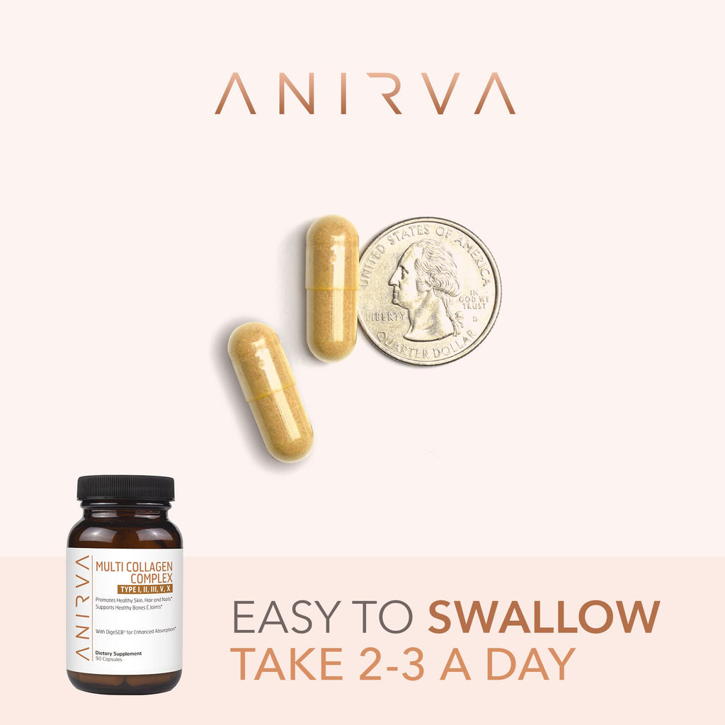 ANIRVA Multi Collagen Complex Types I II III V X - 90 Capsules - image 7