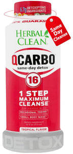 Herbal Clean Qcarbo16 Same-Day Detox Cleanse Drink (16 fl oz)