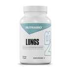 NutraBio Lungs Supplement Respiratory Support - 90 Capsules