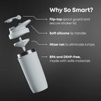 Smartshake Rockband Reforce Stainless Steel Protein Shaker Bottle - 900 ml - image 2