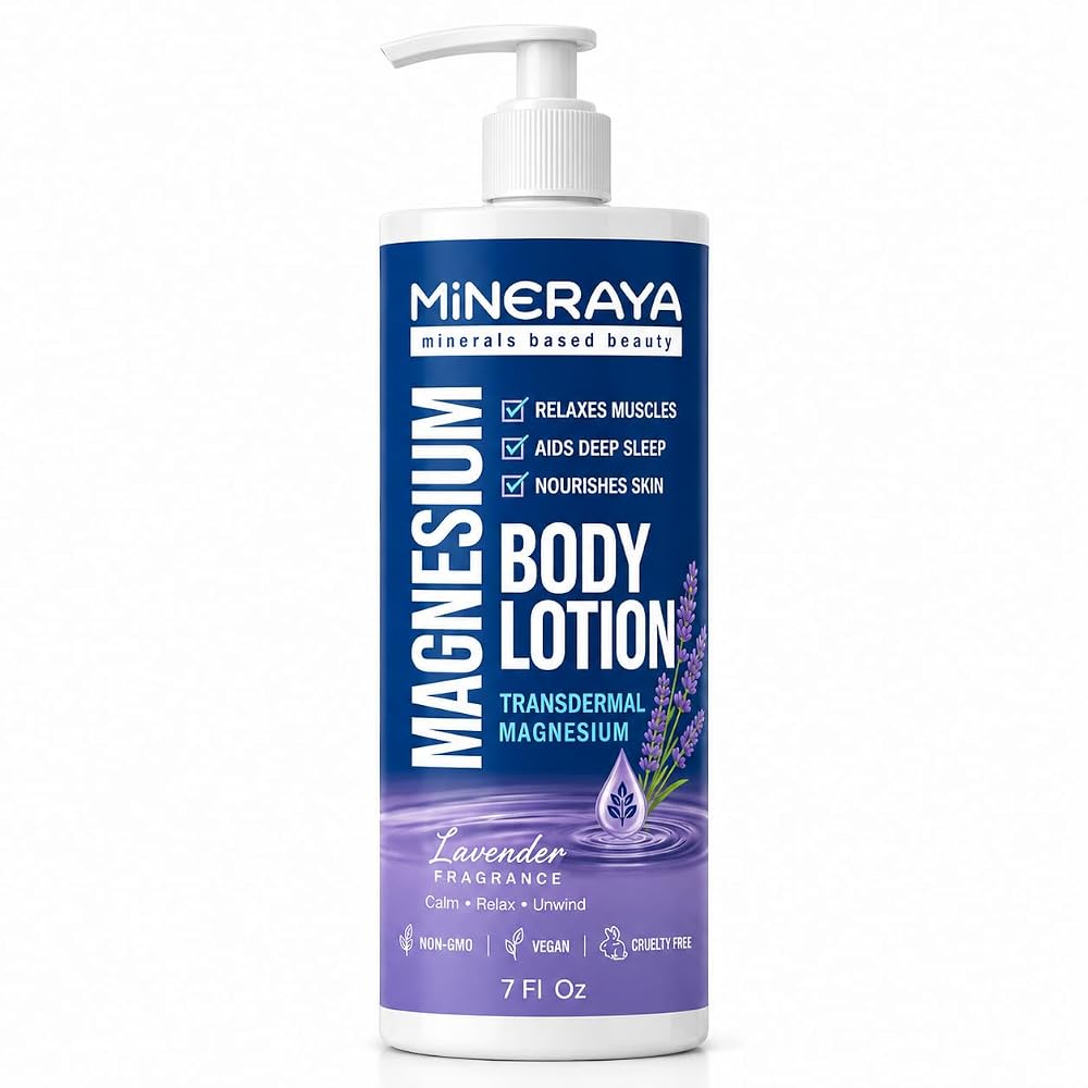 Mineraya Magnesium Body Oil and Body Lotion-7 Fl Oz