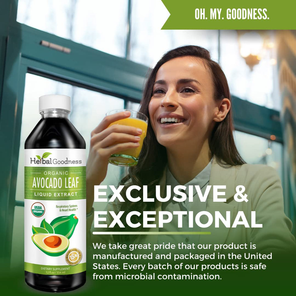 Herbal Goodness Avocado Leaf Extract Liquid - 12 Fl Oz - image 6