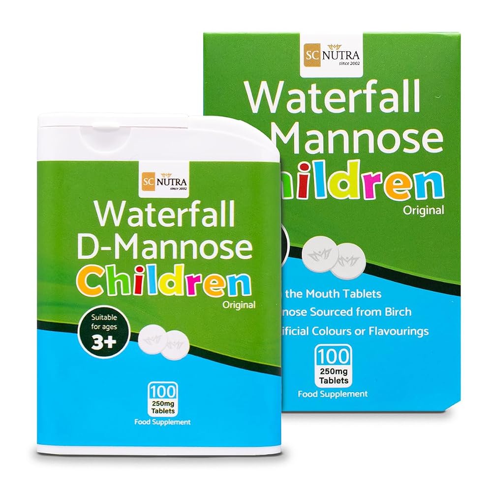 Sweet Cures Waterfall D-Mannose Children Tablets - 100 Count - image 2