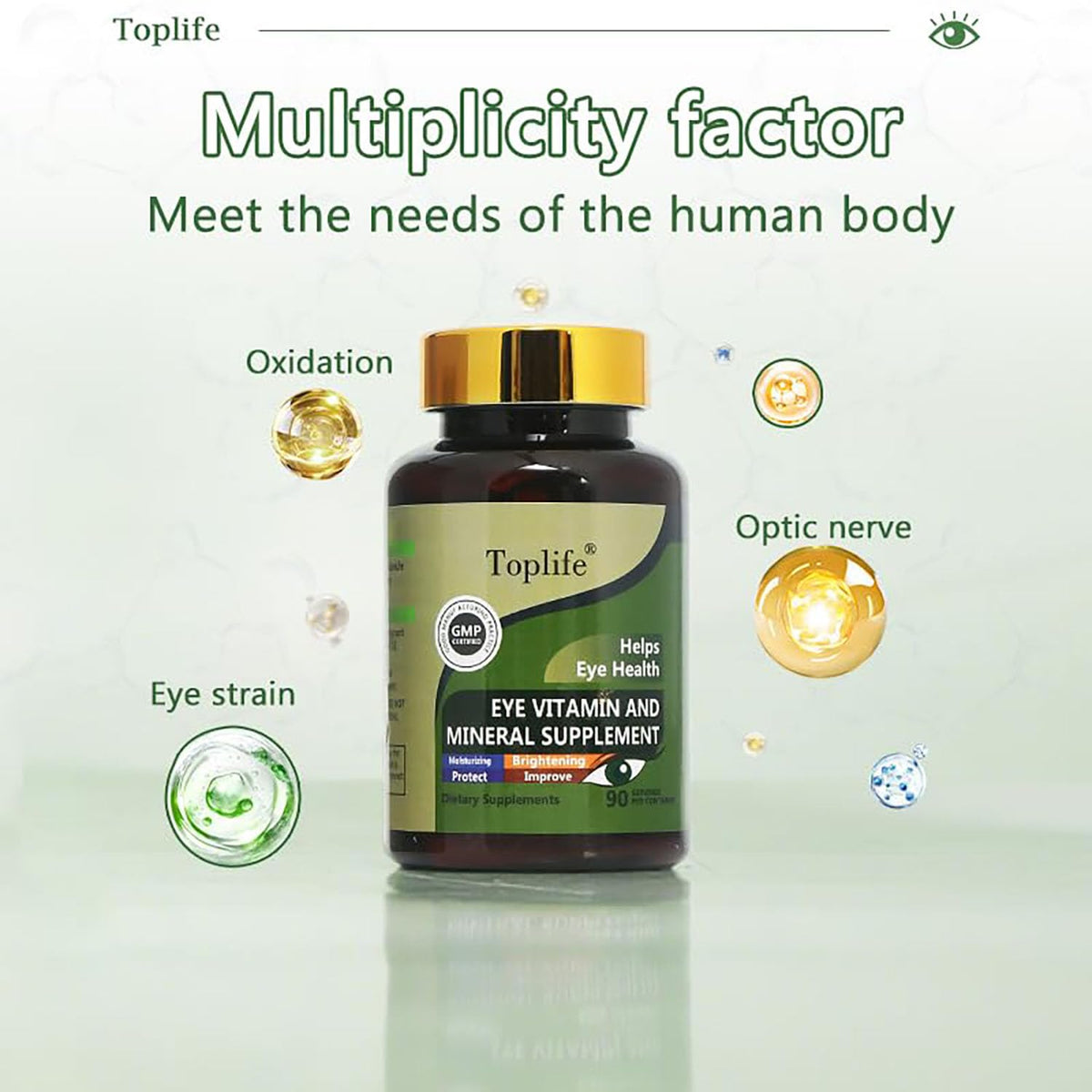 JFX Eye Vitamins with Lutein 20mg & Zeaxanthin - 180 Softgels - image 6