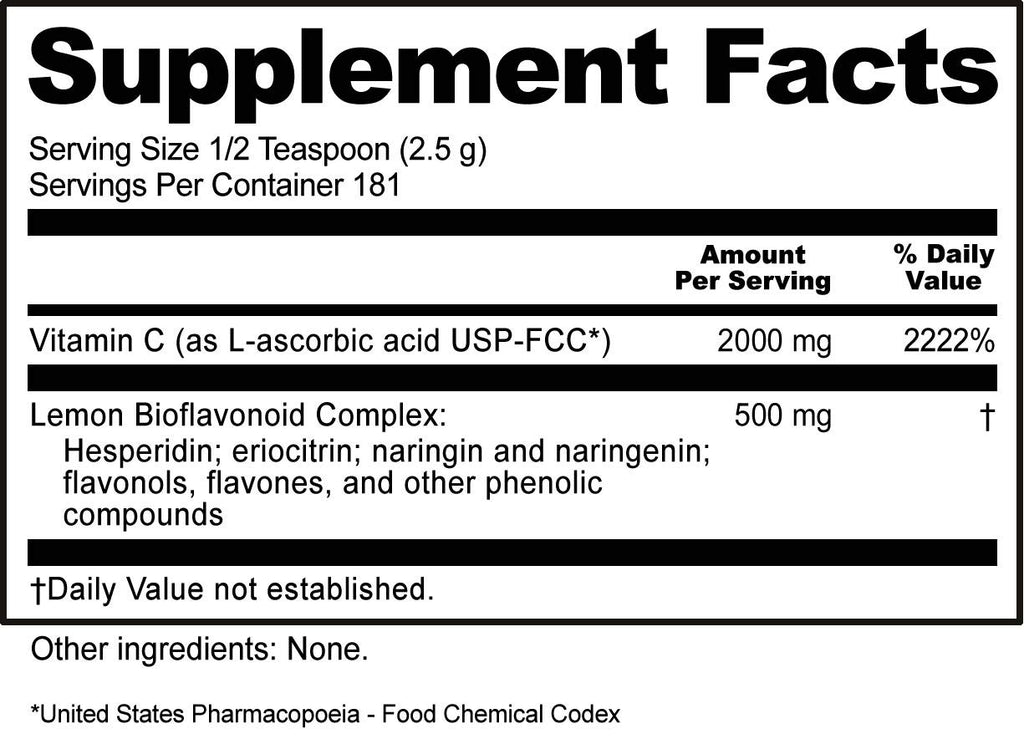 NutriBiotic Ascorbic Acid with Bioflavonoids Powder - 16 oz - image 5