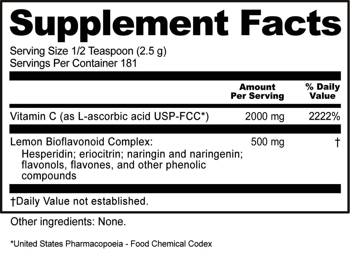 NutriBiotic Ascorbic Acid with Bioflavonoids Powder - 16 oz - image 5