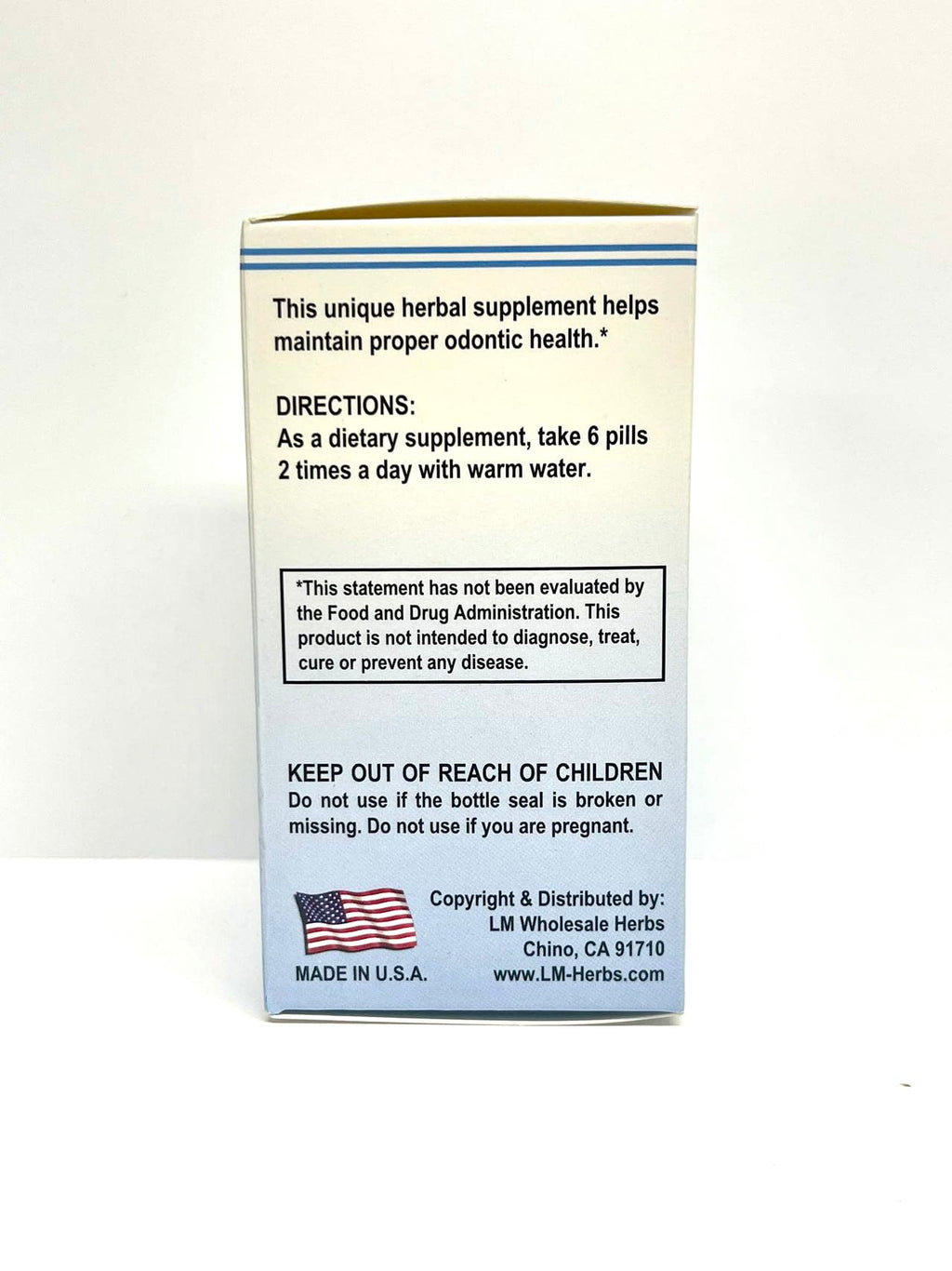 Laowei Odontic Health Toothache Herbal Supplement - 100 Pills - image 6