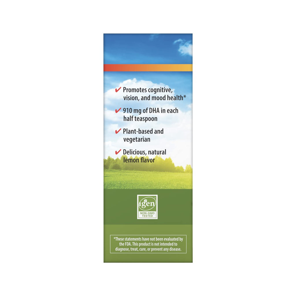 Carlson Vegetarian DHA 910 mg Plant-Based - 60 mL - image 4