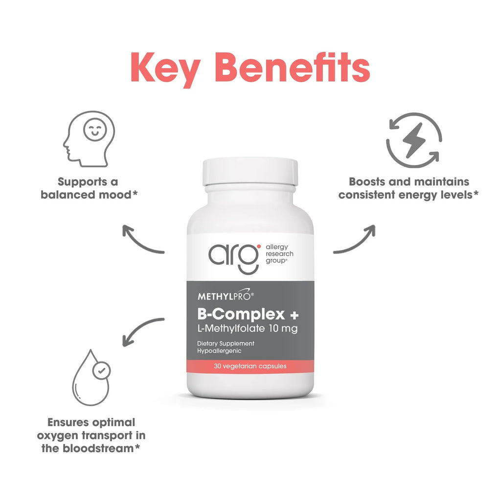 MethylPro B Complex with L-Methylfolate 10 mg - 30 Capsules - image 4