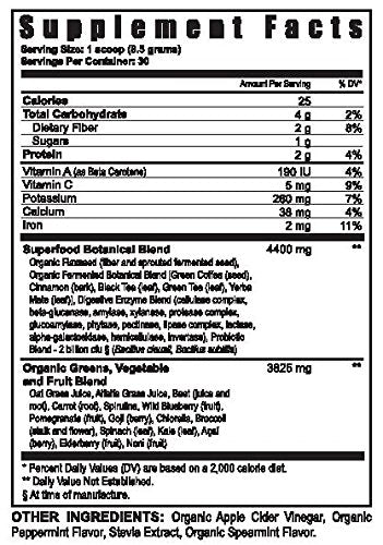 Youngevity Super Greens Organic Superfood Powder - 257 g - image 2