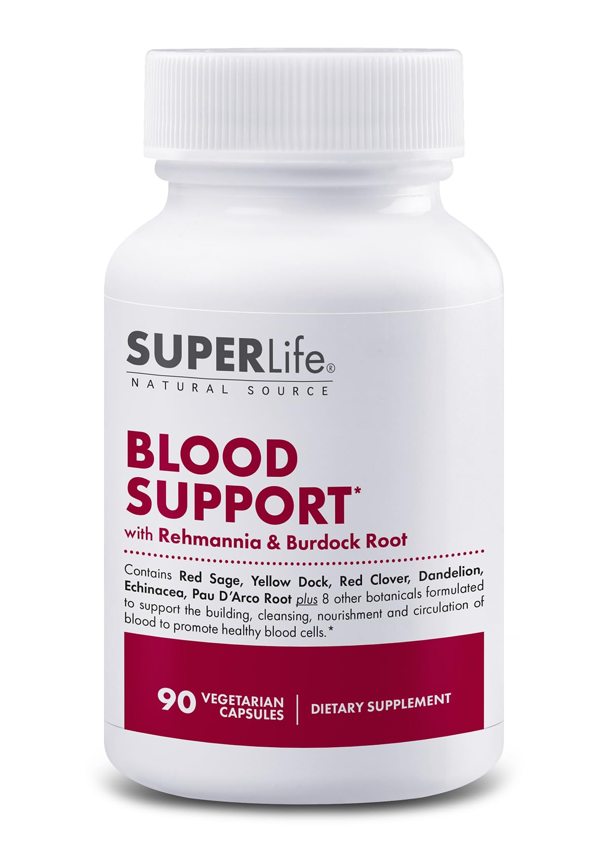 Fresh Start Blood Support Herbal Supplement - 90 Capsules