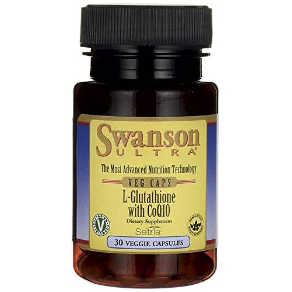 Swanson Ultra L-Glutathione with CoQ10 - 30 Vegan Capsules