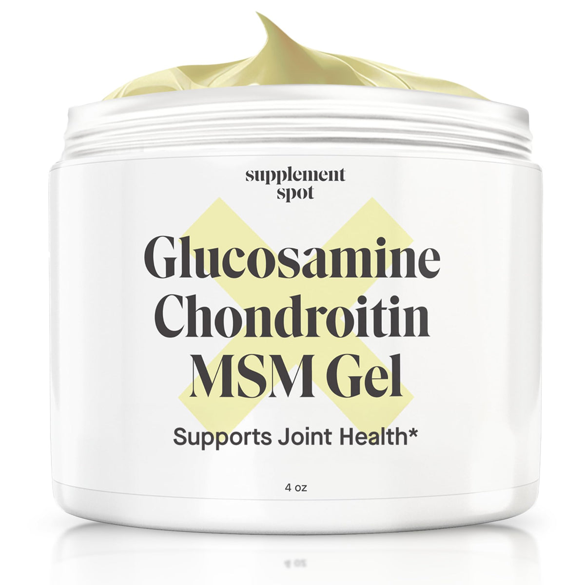 Supplement Spot Glucosamine Chondroitin MSM Gel - 4 oz
