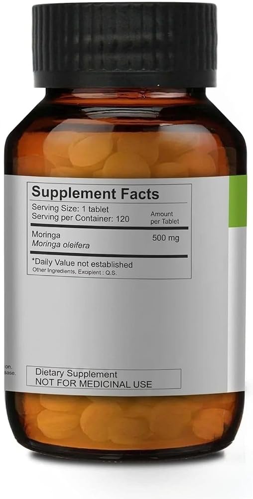 Generic Moringa Tablets 500mg - 120 Tablets - image 3