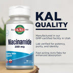 KAL 500 Mg Niacin Flush Free Tablets
