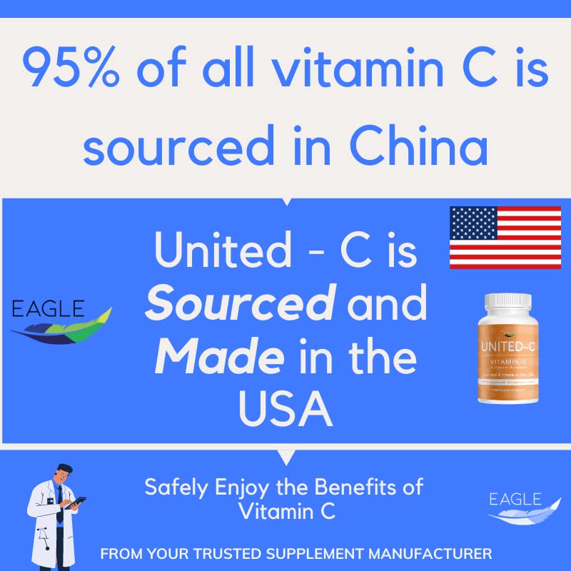 Eagle United C Vitamin C Immune Support - 60 Capsules - image 2