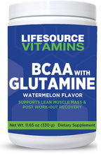 LifeSource Vitamins BCAA Powder Watermelon - 11.65 oz
