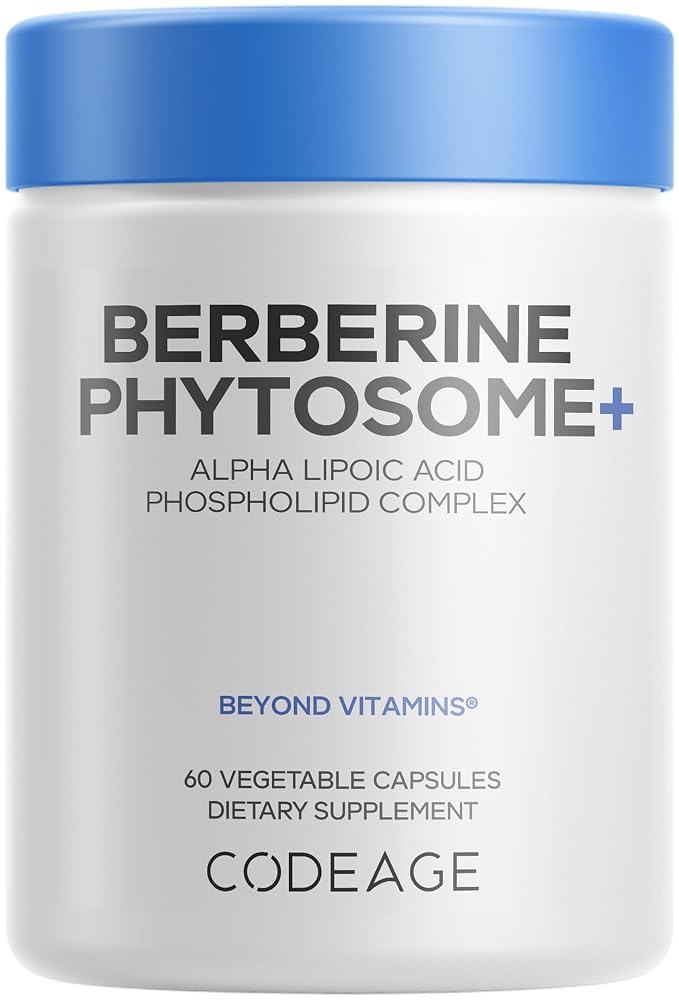 Codeage Berberine Phytosome with Alpha Lipoic Acid - 60 Capsules
