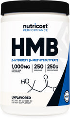 Nutricost HMB Powder (Beta-Hydroxy Beta-Methylbutyrate) - 250g