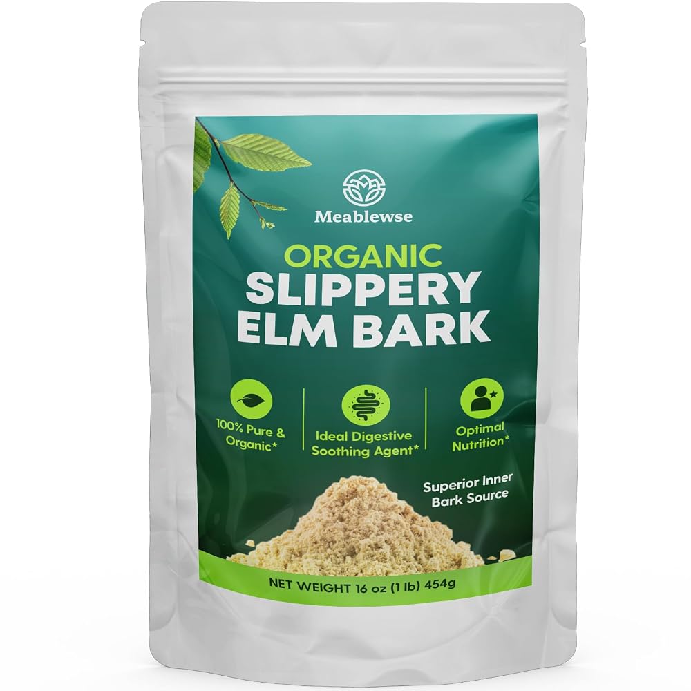 Meablewse Slippery Elm Bark Powder - 349 Servings