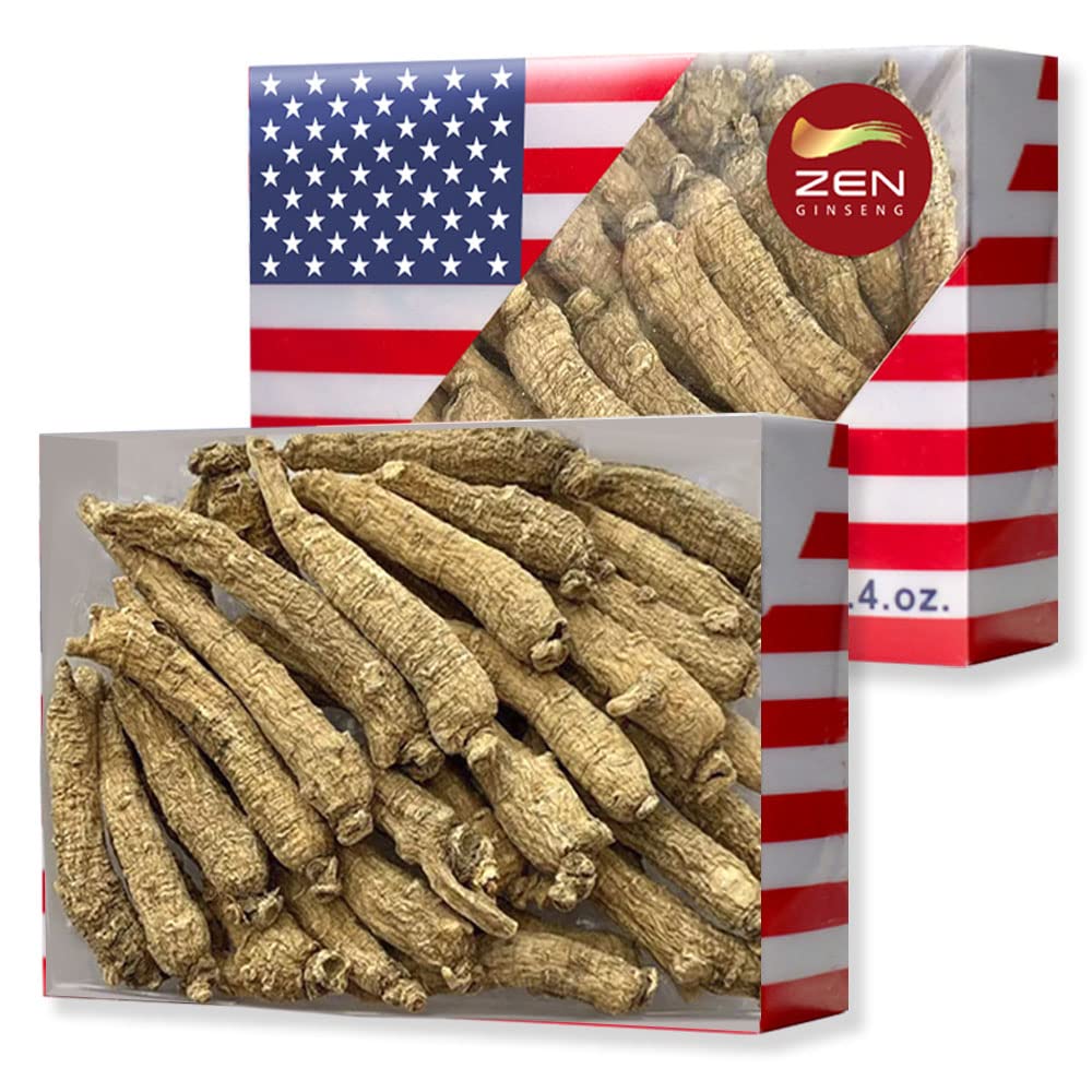 Zen Ginseng 2 Boxes of Hand Selected American Ginseng Root-Small Tail