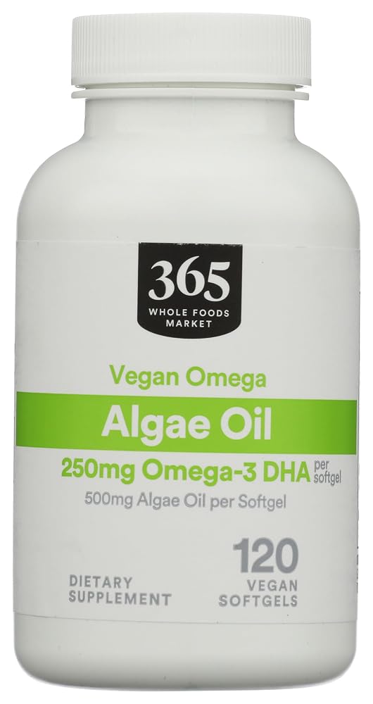 365 by Whole Foods Market Omega Algae 500mg - 120 Softgels