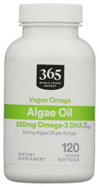 365 by Whole Foods Market Omega Algae 500mg - 120 Softgels