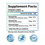 Ideal Infusion Zinc Bisglycinate & Orotate 50mg - 100 Capsules - image 2