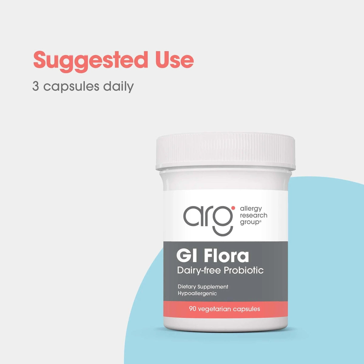 Allergy Research Group GI Flora Dairy Free - 90 Capsules - image 3