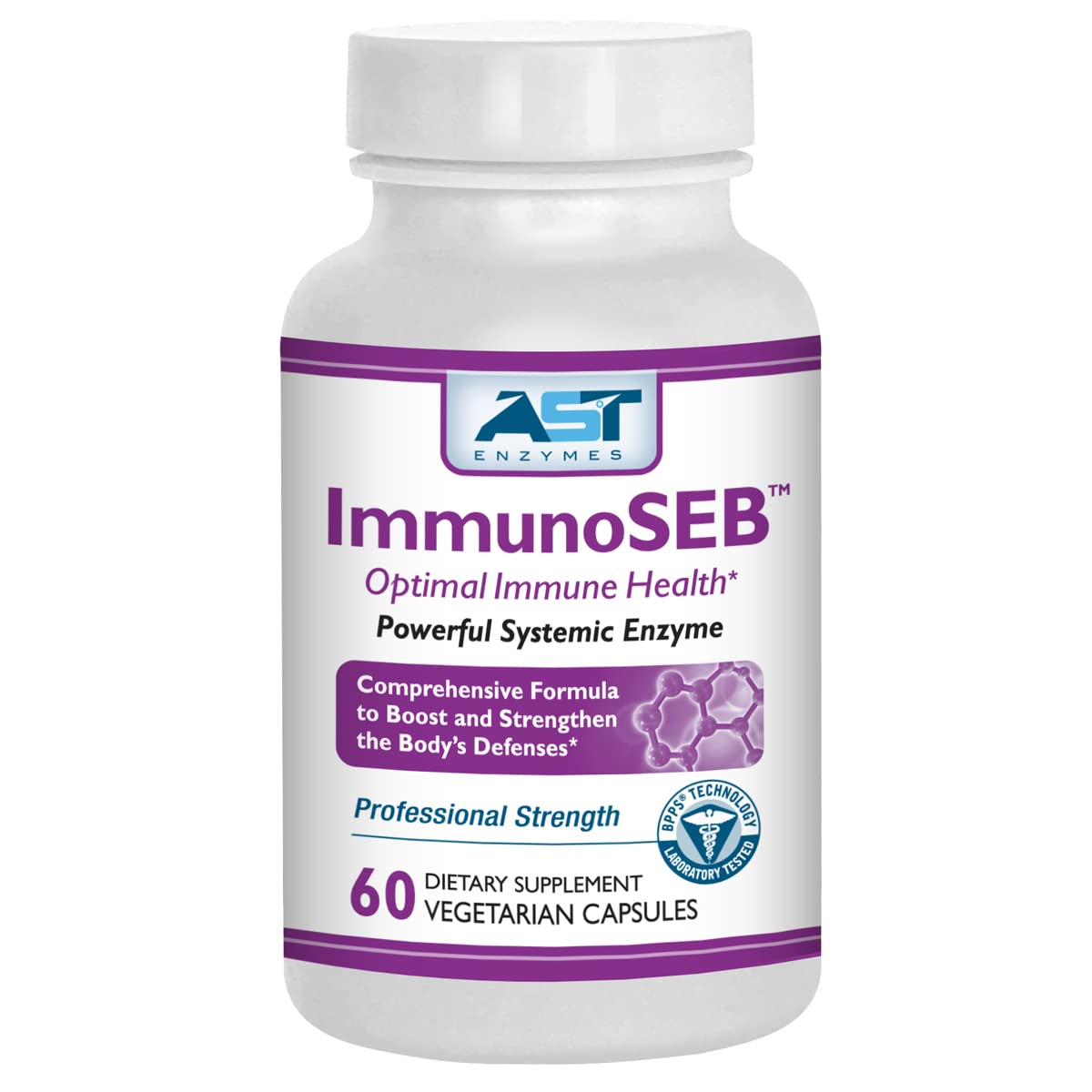 AST Enzymes ImmunoSEB Systemic Enzyme Blend - 60 Capsules