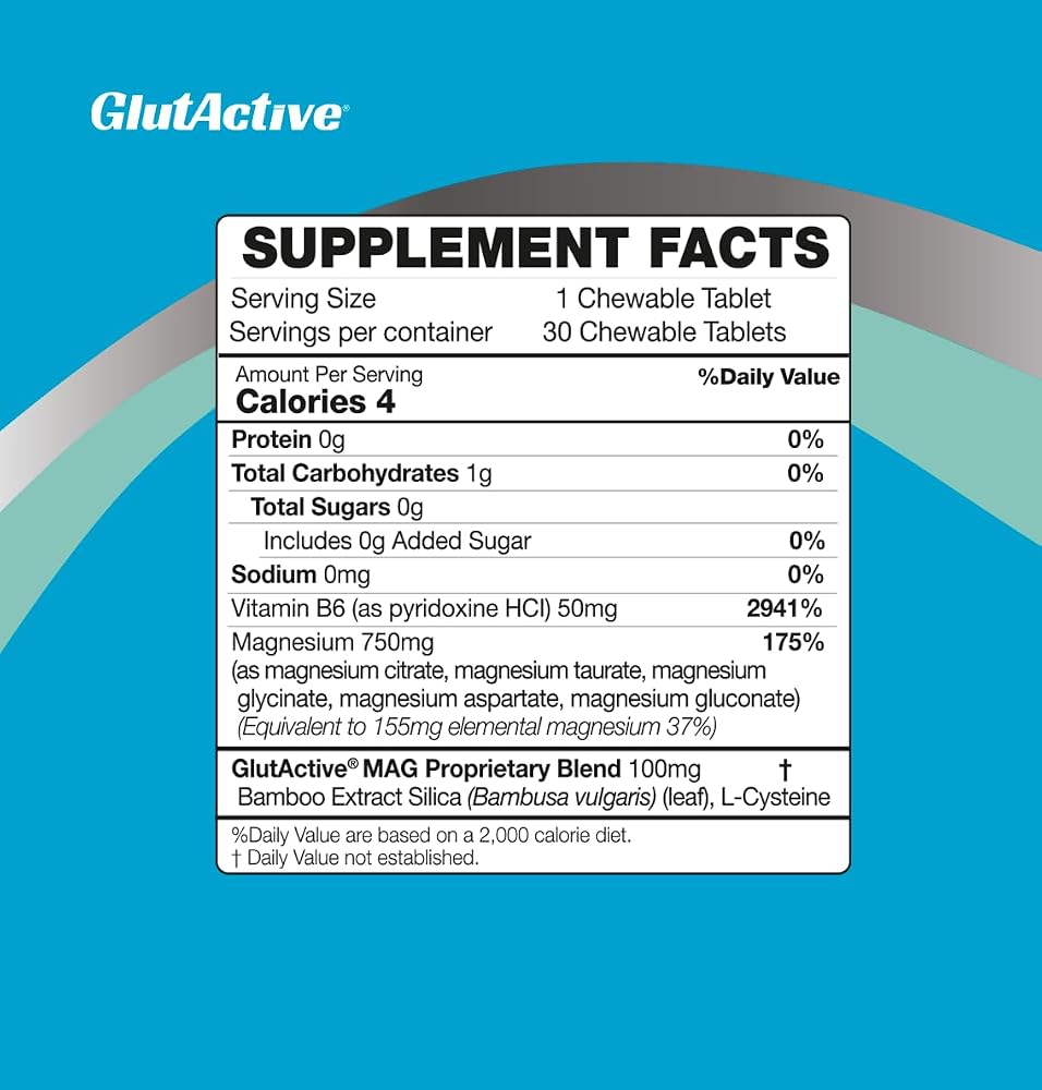GlutActive MAG Magnesium 750mg