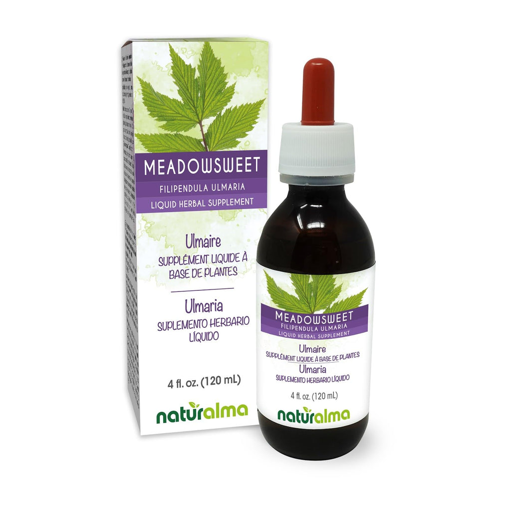 Naturalma Meadowsweet Flower Herbal Tincture - 4 fl oz