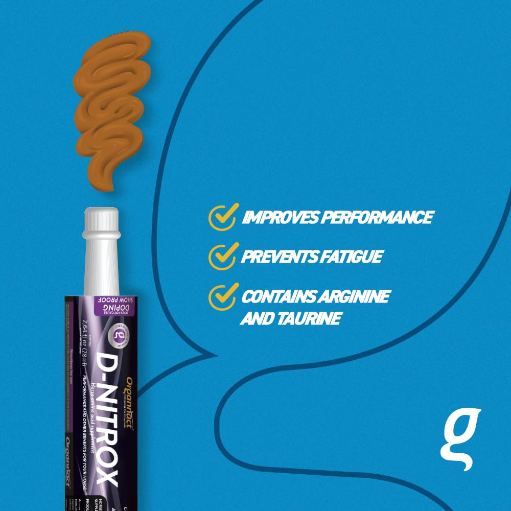 Organnact D-Nitrox Equine Athletic Performance Supplement - 2.64 Fl oz - image 3