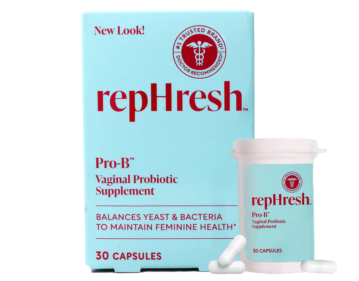 Rephresh Pro-B Probiotic Feminine Supplement - 30 Capsules