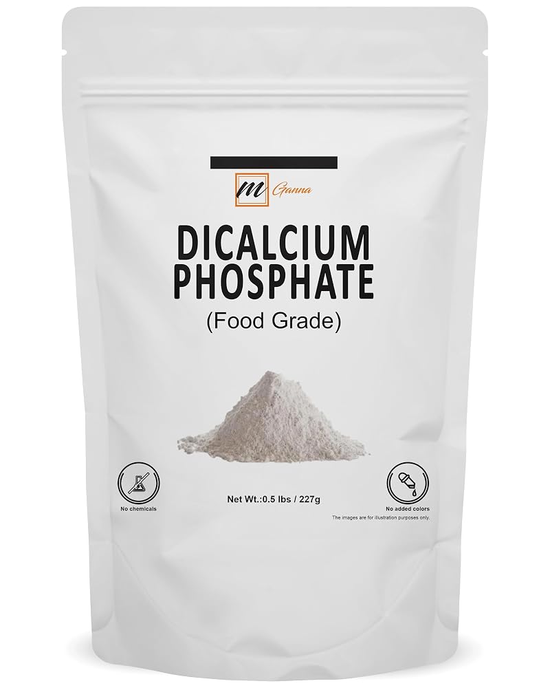 mGanna Dicalcium Phosphate Powder for Food and Cosmetics - 227g