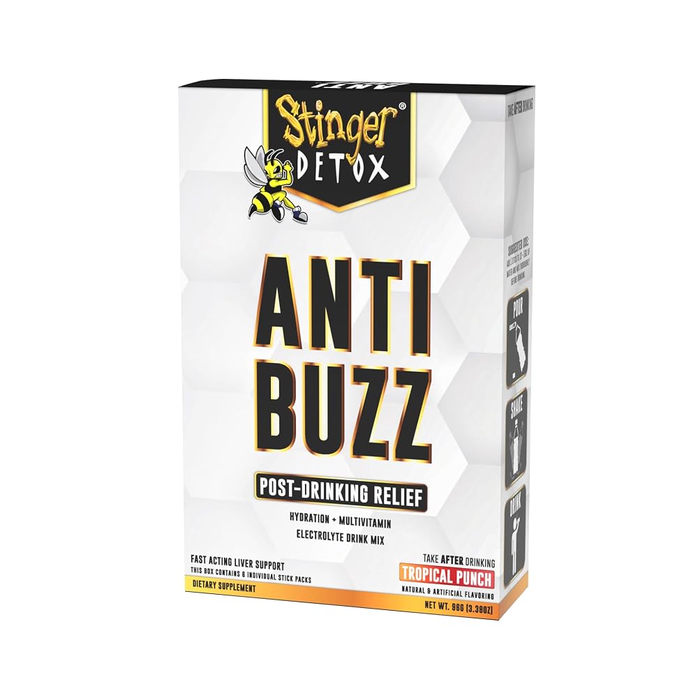 Stinger Detox Anti-Buzz Post-Celebration Drink Mix - 1 Pack - image 2