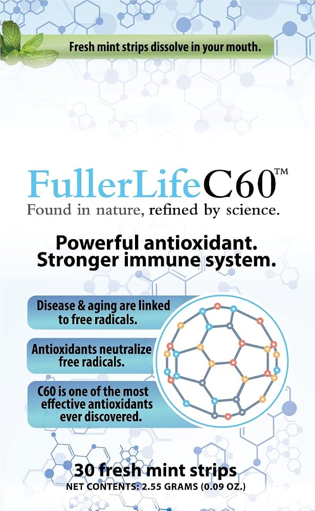 FullerLifeC60 Carbon 60 Antioxidant Dissolvable Strips - 30 Count - image 2