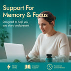 Purely Optimal Brain Booster with Alpha GPC & Ginkgo - 60 Capsules - image 3