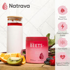 Natrava Beets+ Organic Beet Root Powder for Energy & Heart Health - image 2
