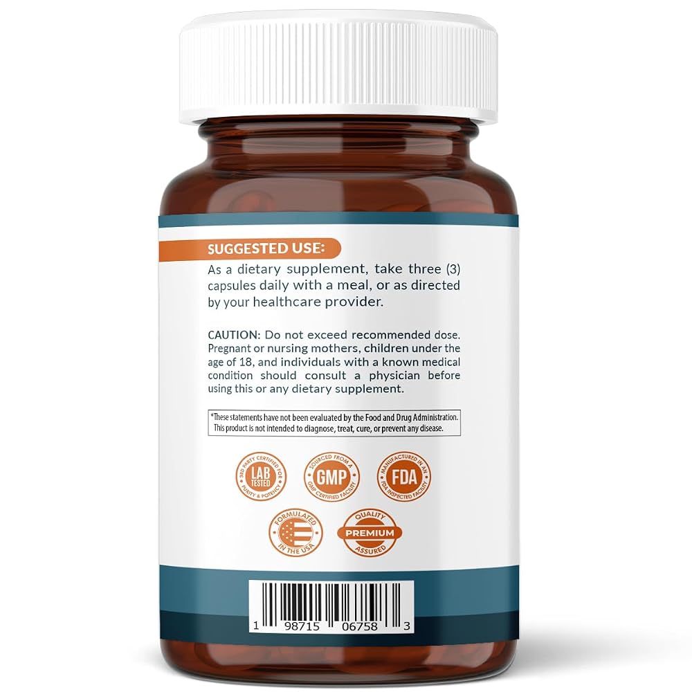 VitaPulse L-Tryptophan 1500mg Supplement - 240 Capsules - image 2