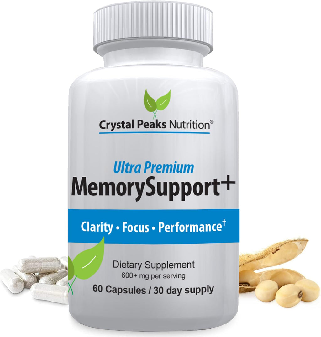 Crystal Peaks Nutrition Memory Boost Brain Support - 60 Capsules
