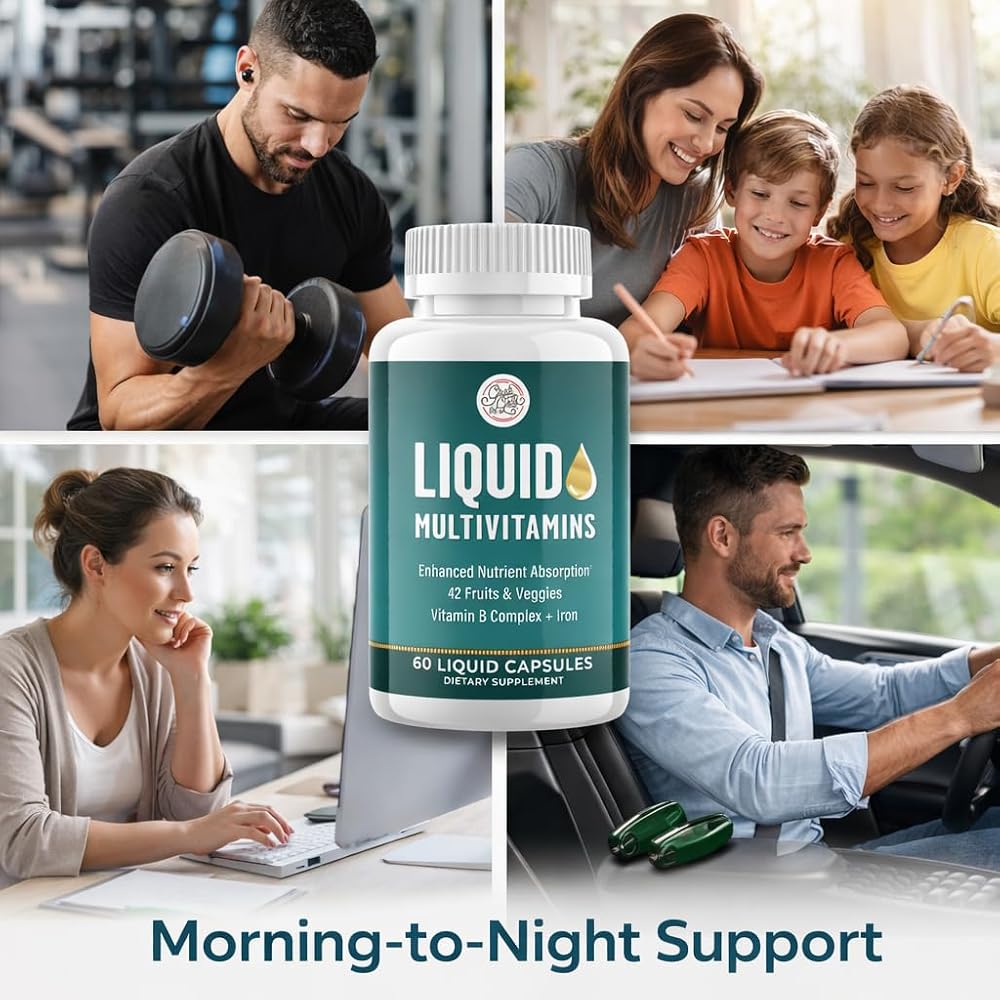 Grab The Gold Metabolism Support Liquid Multivitamin - 60 Capsules - image 5