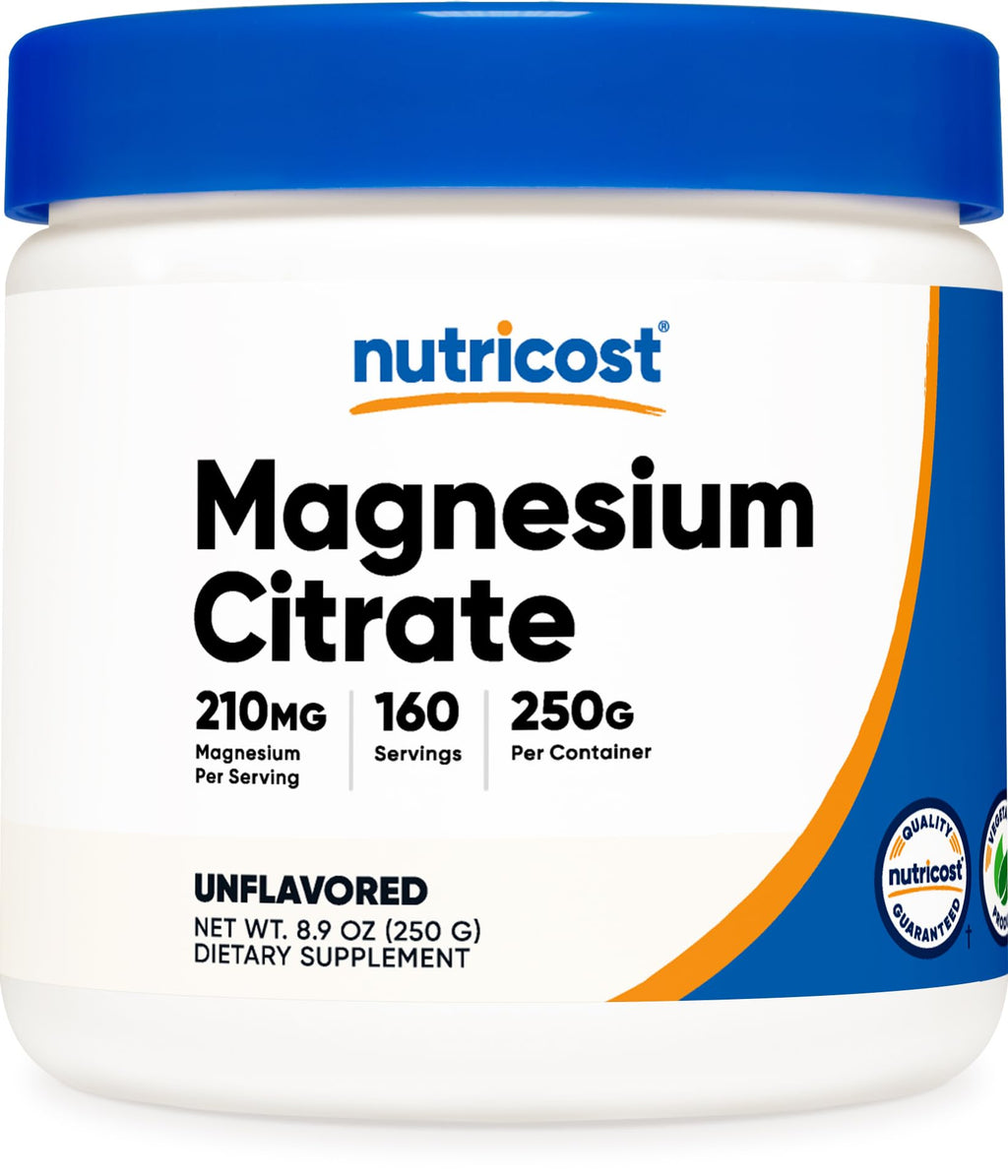 Nutricost Magnesium Citrate Powder (Fruit Punch, 500 Gram)