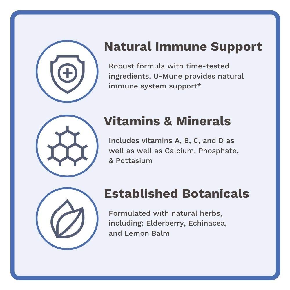 Utzy Naturals U-Mune Immune Support - 60 Capsules - image 4