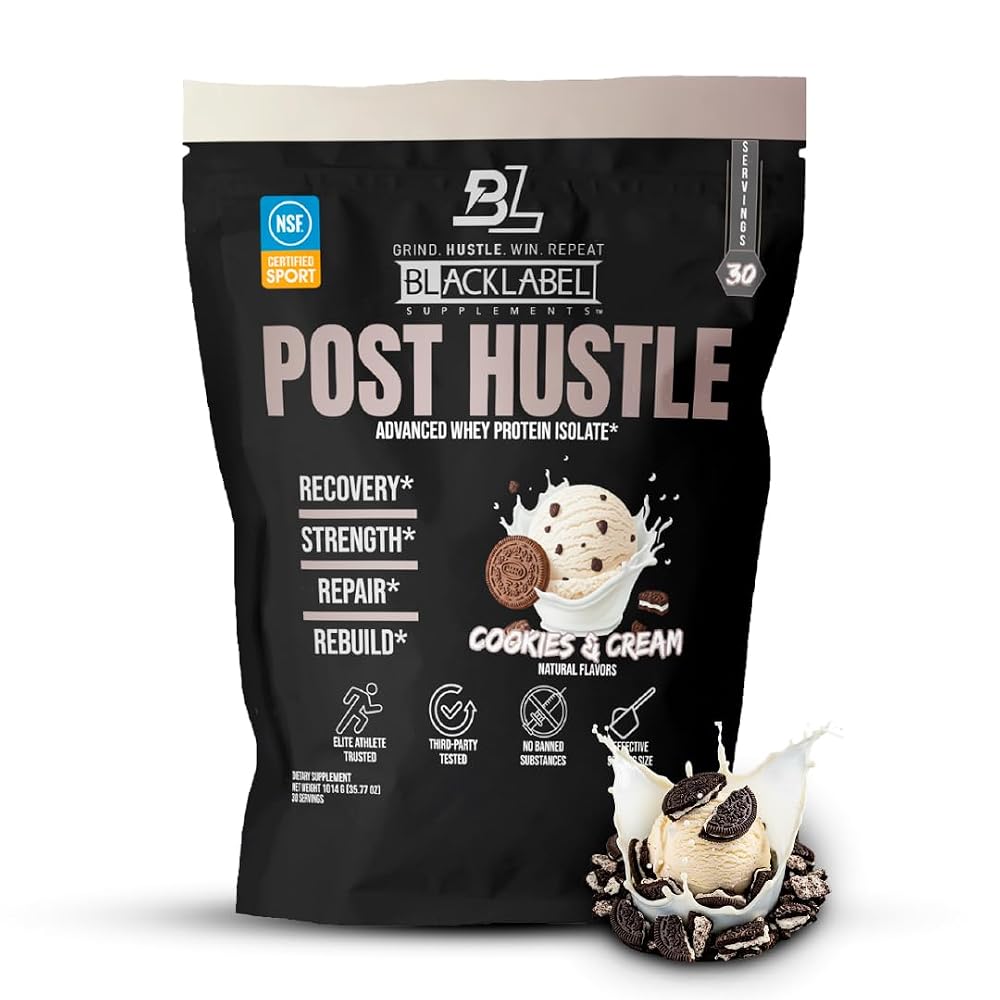 BLACKLABEL Supplements Post Hustle Post Workout Protein Powder