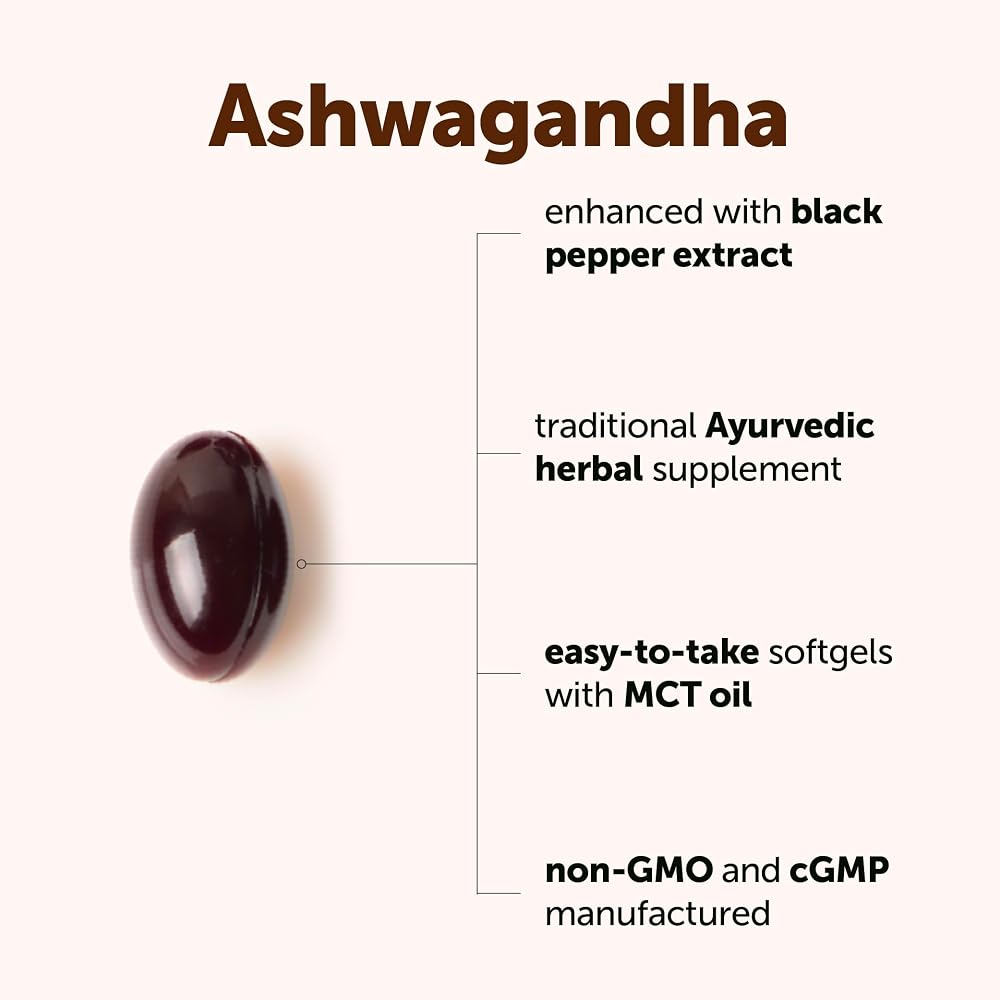 Micro Ingredients Ashwagandha Supplement with Black Pepper