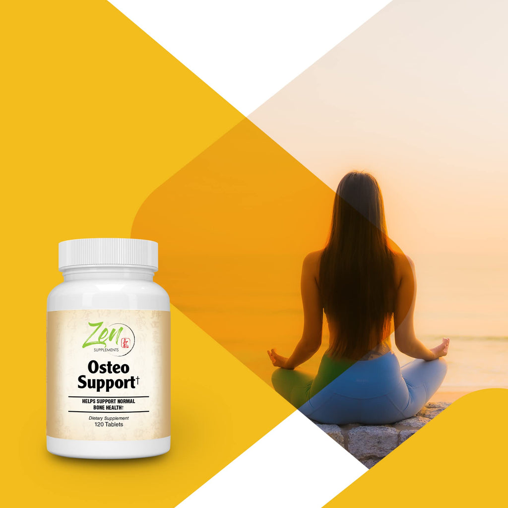 Zen Supplements Osteo Support Calcium & Minerals - 120 Tablets - image 4