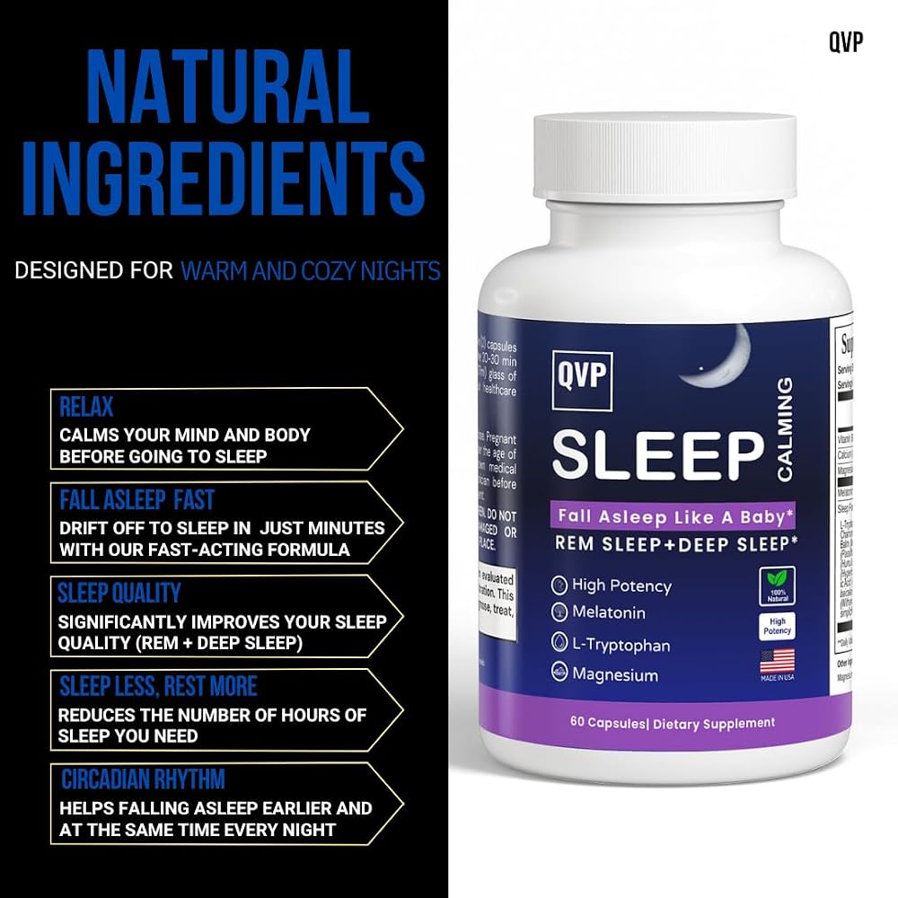 QVP Deep Sleep Formula - 60 Capsules - image 3