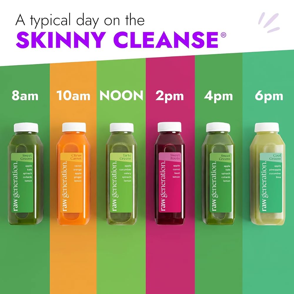 Raw Generation Skinny Juice Cleanse 10-Day - 60 Bottles - image 3
